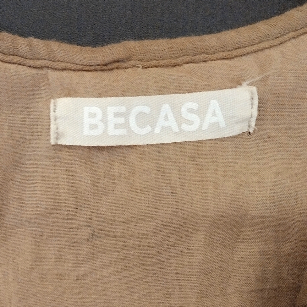 BECASA Tan Maxi Dress - Picture 7 of 7